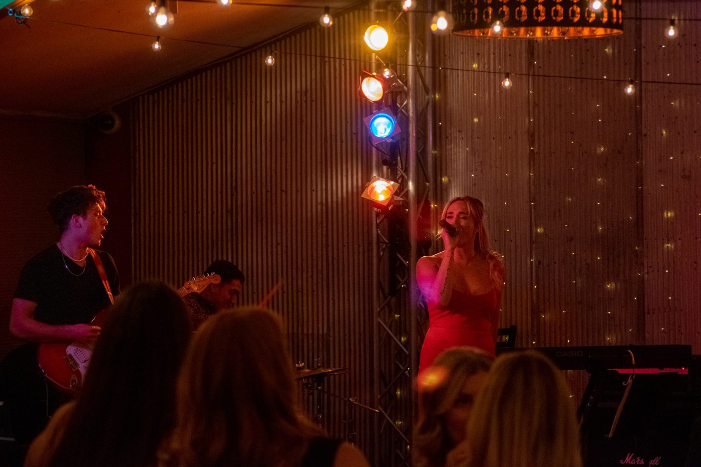 Sophia Scott performing on stage at the 2021 gala