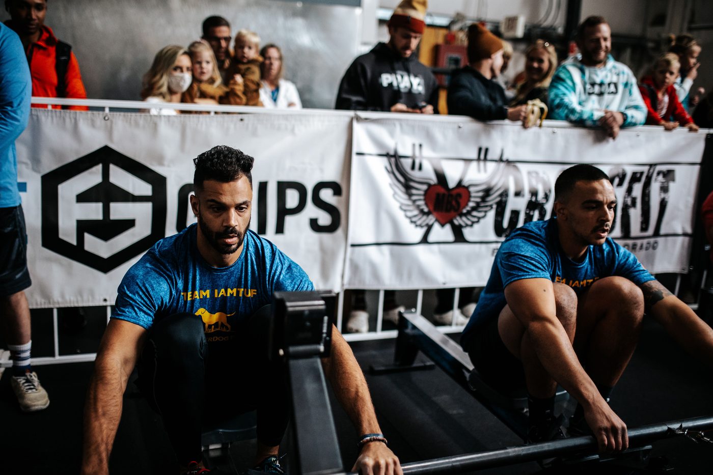 Team IAMTUF competing together at a fitness event